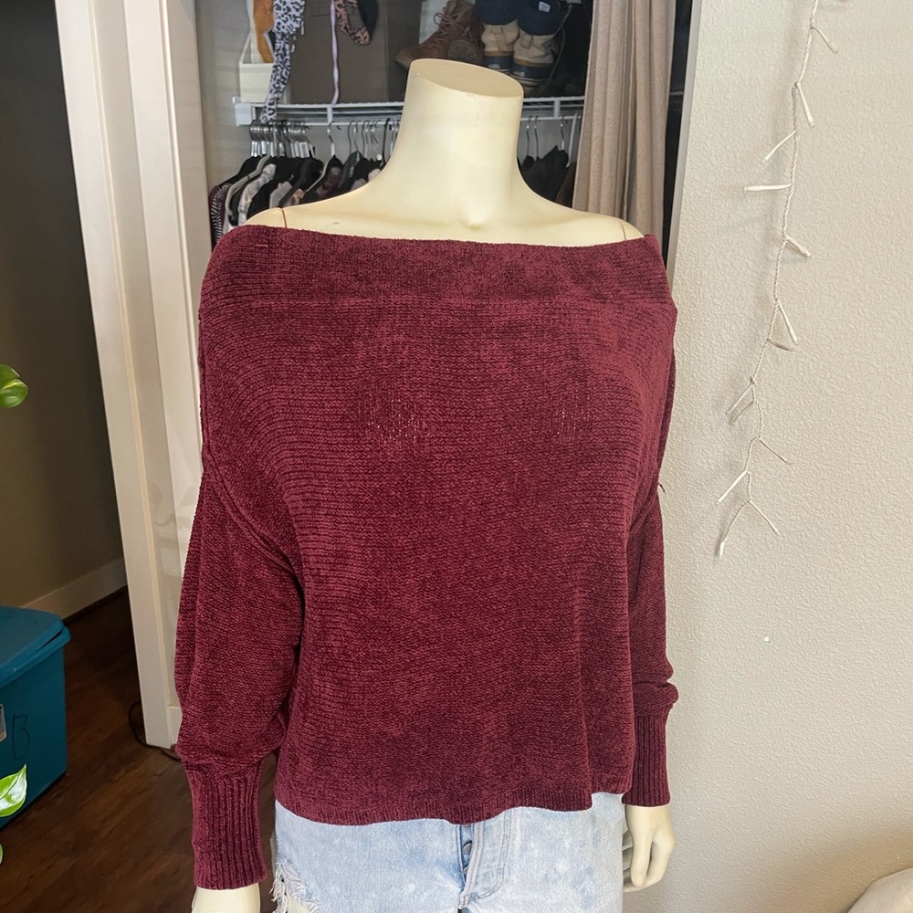 Free people off should slouchy sweater